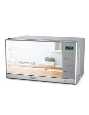 COMMERCIAL CHEF Small Microwave 0.7 Cu. Ft. Countertop Microwave with Digital Di