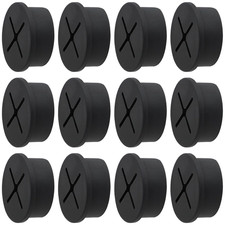 12 Pack 1 Inch Rubber Desk Grommets Silicone Cable Cord Grommet Wire Hole Cover