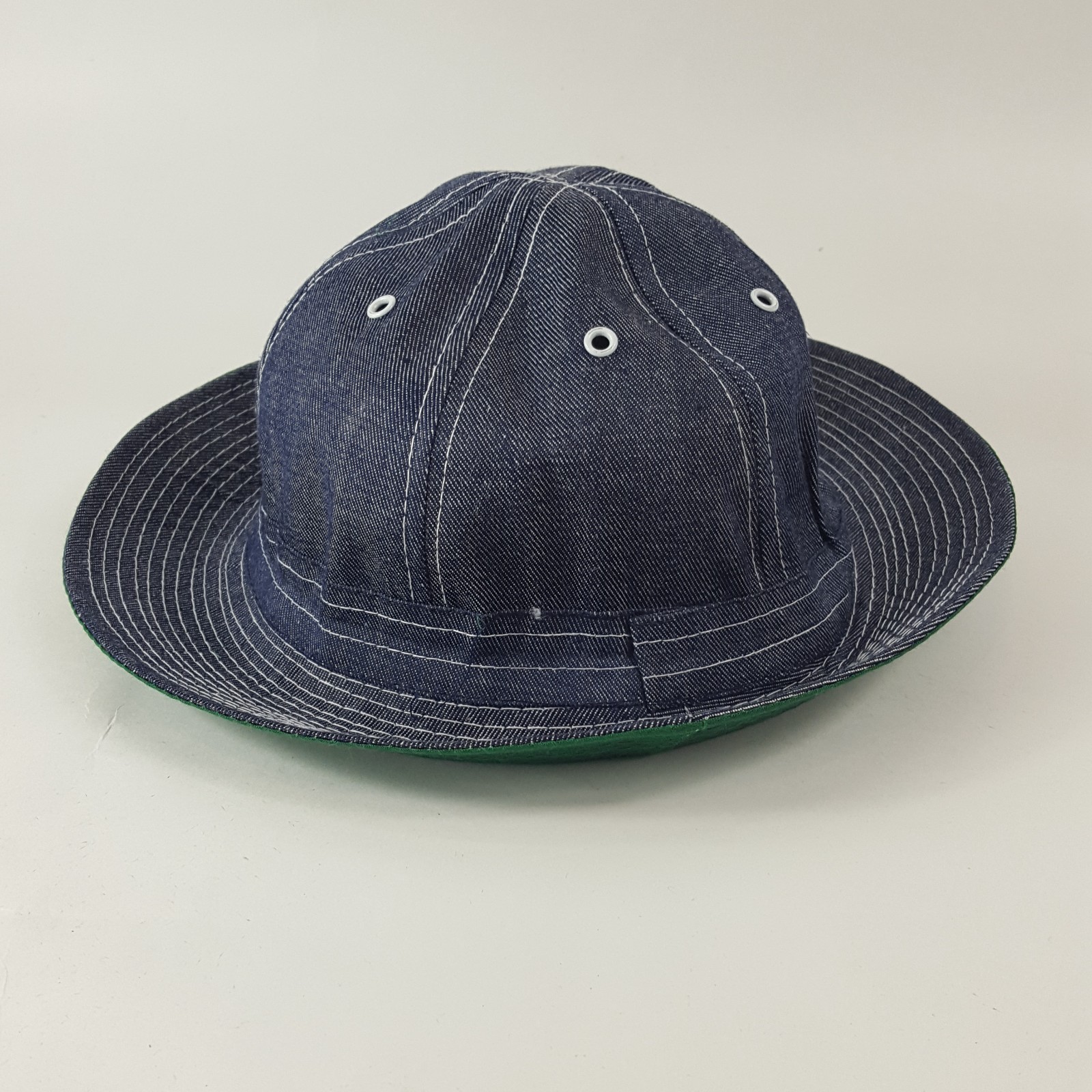 Vintage Daisy Mae Military Boonie Hat Size XL Bucket Crusher Army Denim Cap