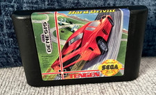 Hard Drivin' (Sega Genesis, 1991) Cartridge only. Tested and Working!