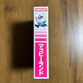Nintendo Famicom Software Mappy Land With Box & Manual Used Not Tested Japan
