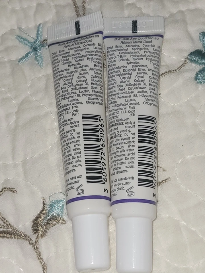 Kiehl's Skin Renewing Micro-Dose Serum New Trial Size Lot Of 2 10ml/0.34oz - Image 4 of 4