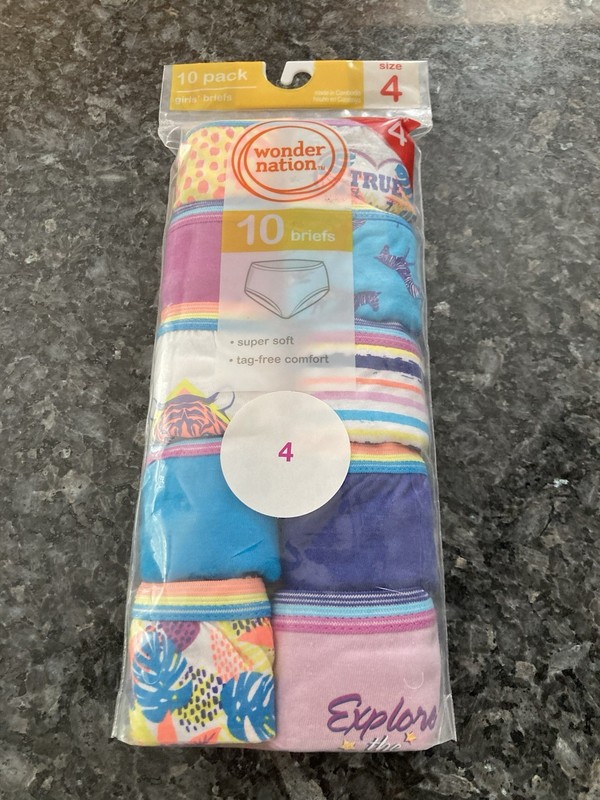Girls wonder Nation 10 Pack Briefs