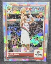 Duop Reath 2023-24 Premium Stock Ice Prizm #111 Portland Trail Blazers Rookie