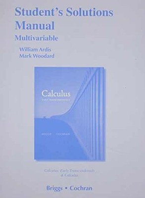 Student Solutions Manual, - Paperback, by Briggs Bill; Cochran - Very Good