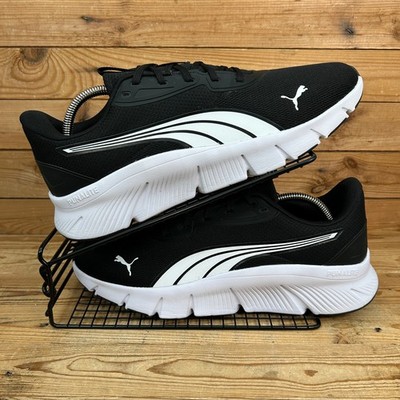Puma Turnschuhe Herren Größe UK 11 Flexfocus Lite Modern Schwarz Weiß Laufschuhe