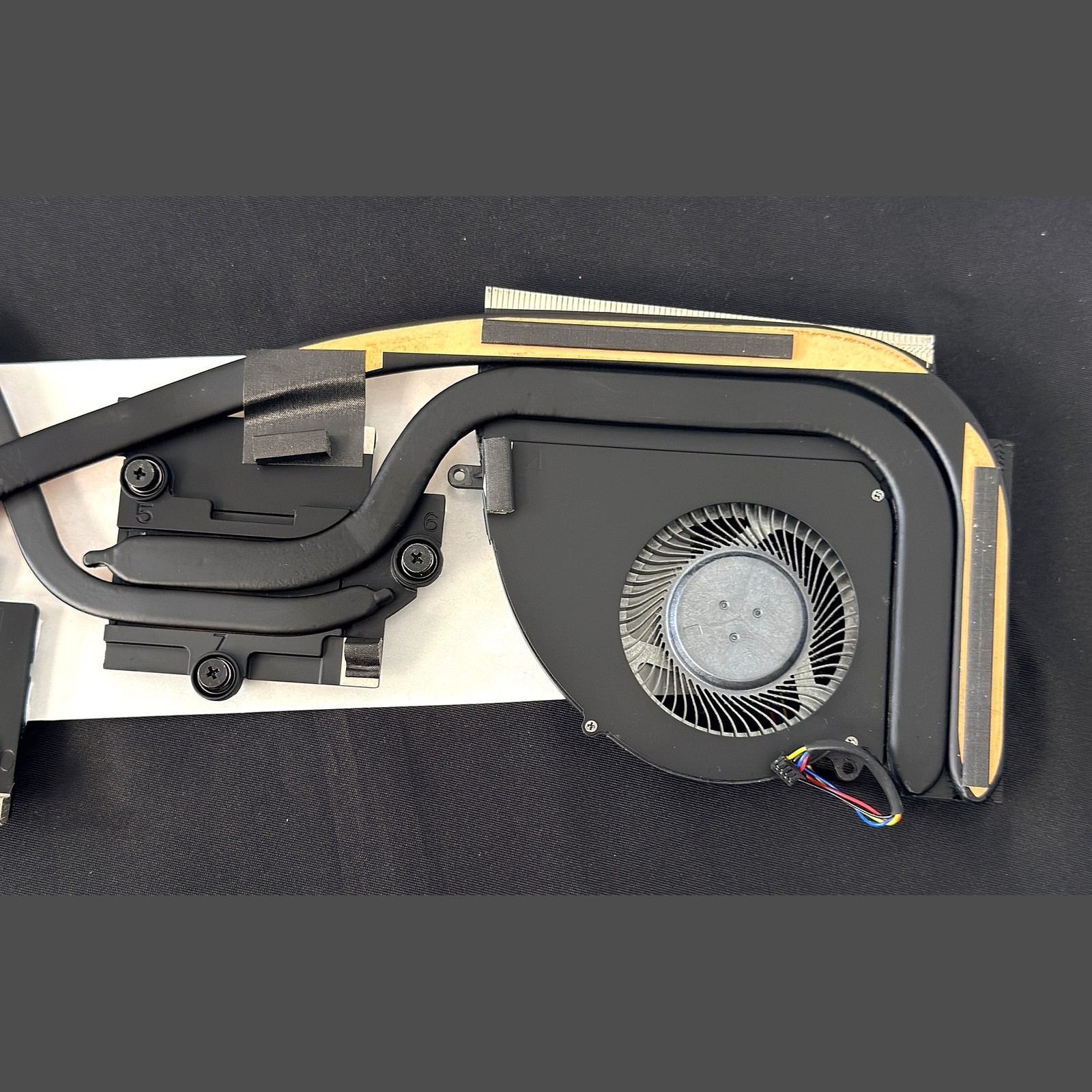 Processor Heatsink Module Genuine MSI Raider GE76 12UH CPU GPU Heatsink with Fans E32 2501146 A02 ...