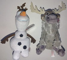 Beanie Babies Olaf 41147 Sven 41151 - Frozen