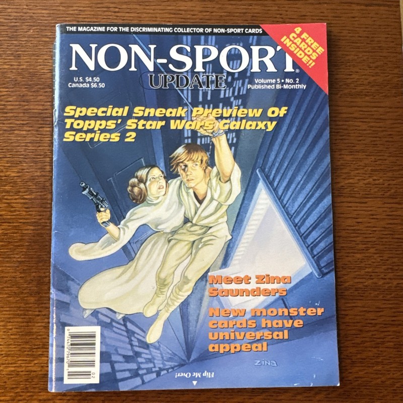 NON-SPORT UPDATE  VOL 5 #2 March April 1994 Star Wars Galaxy Cover