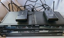 SHURE SLX4, UA844, SLX1 with Microphones, BNC Cables, No Power Adapter, Bundle