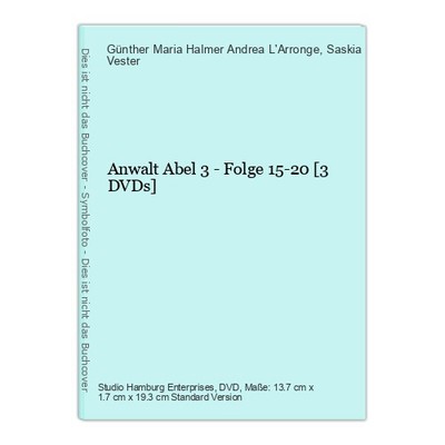Anwalt Abel 3 - Folge 15-20 [3 DVDs] Günther Maria Halmer Andrea L'Arronge  und