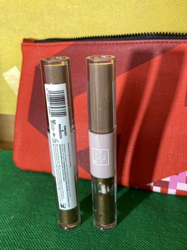Set of 2 The Beauty Crop Eyeshadow Duo Liquid Glitter Ginger Prosecco Sealed+bag - Picture 21 of 24