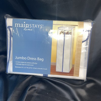 Mainstays Garment Hanging Wardrobe, Clear Window, Full Zipper, 17 W x 20 D x 54 