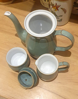 Denby tea/coffee Set. Pot. Milk Jug. Sugar Bowl