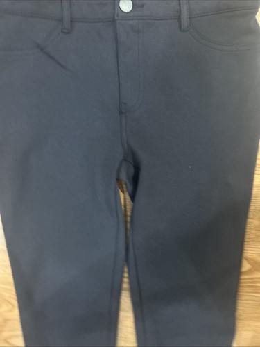 NWT Gap Kids Indigo Blue Navy Ponte uniform pants 16 - Picture 6 of 8