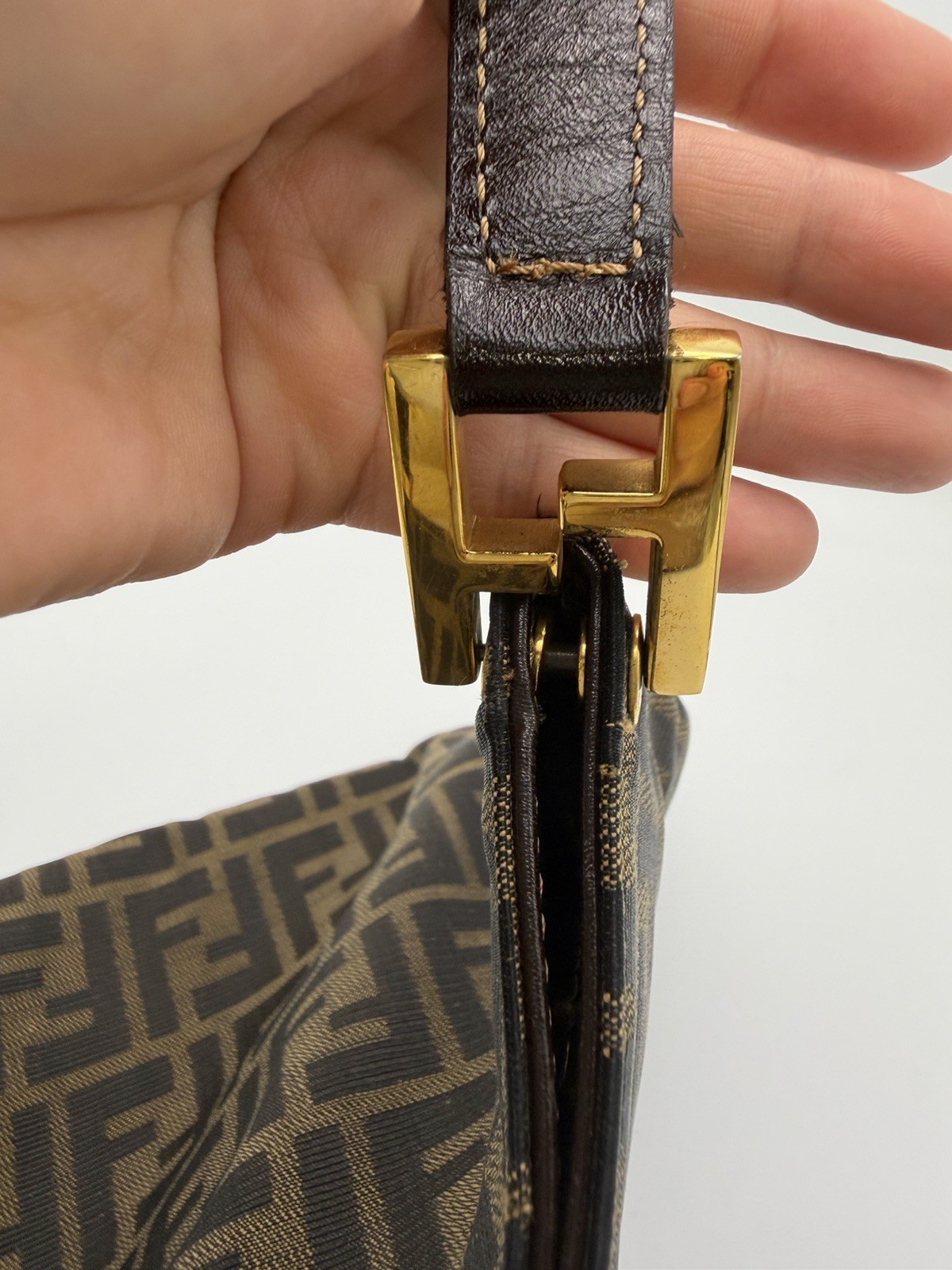 Fendi Zucca Jacquard Shoulder Bag — image 16