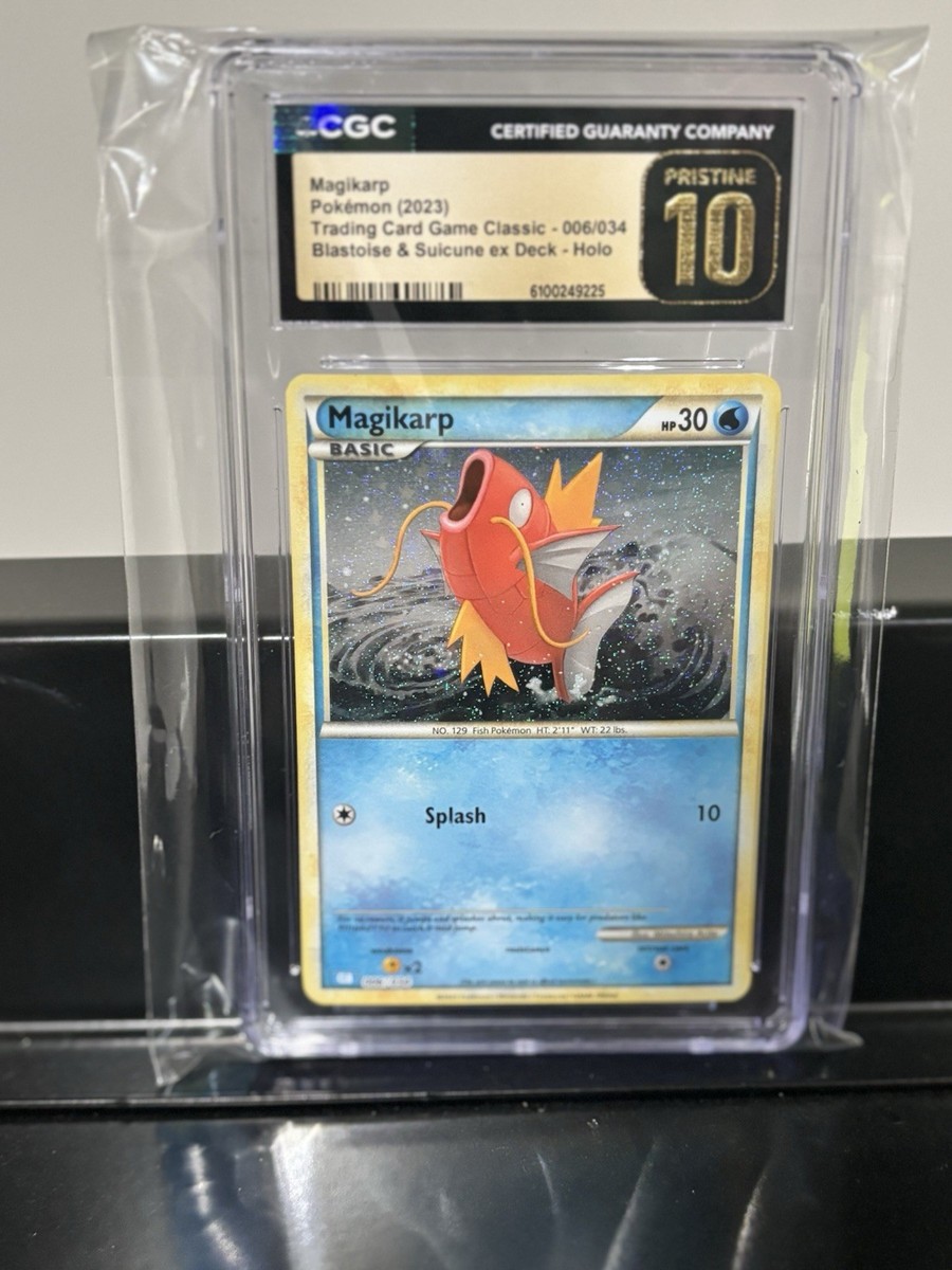 コイキング　ポケモンタルカ BGS10ブラックラベル Magikarp CGC pristine 10 Black Label English 006/034 Magikarp Holo 2023 | eBay