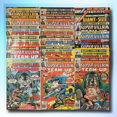 Super-Villain Team-Up Full Series Run 1-17 + Giant Size 1-2, Marvel Dr. Doom