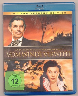 Vom Winde verweht aus 1939, blu-ray, sehr guter Zustand