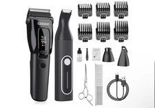 Dog Clippers for Grooming Heavy Thick Hair & Coats, 7500rpm Low Noise