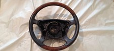00-06 Mercedes W220 W215 Driver Steering Wheel Wood Oem