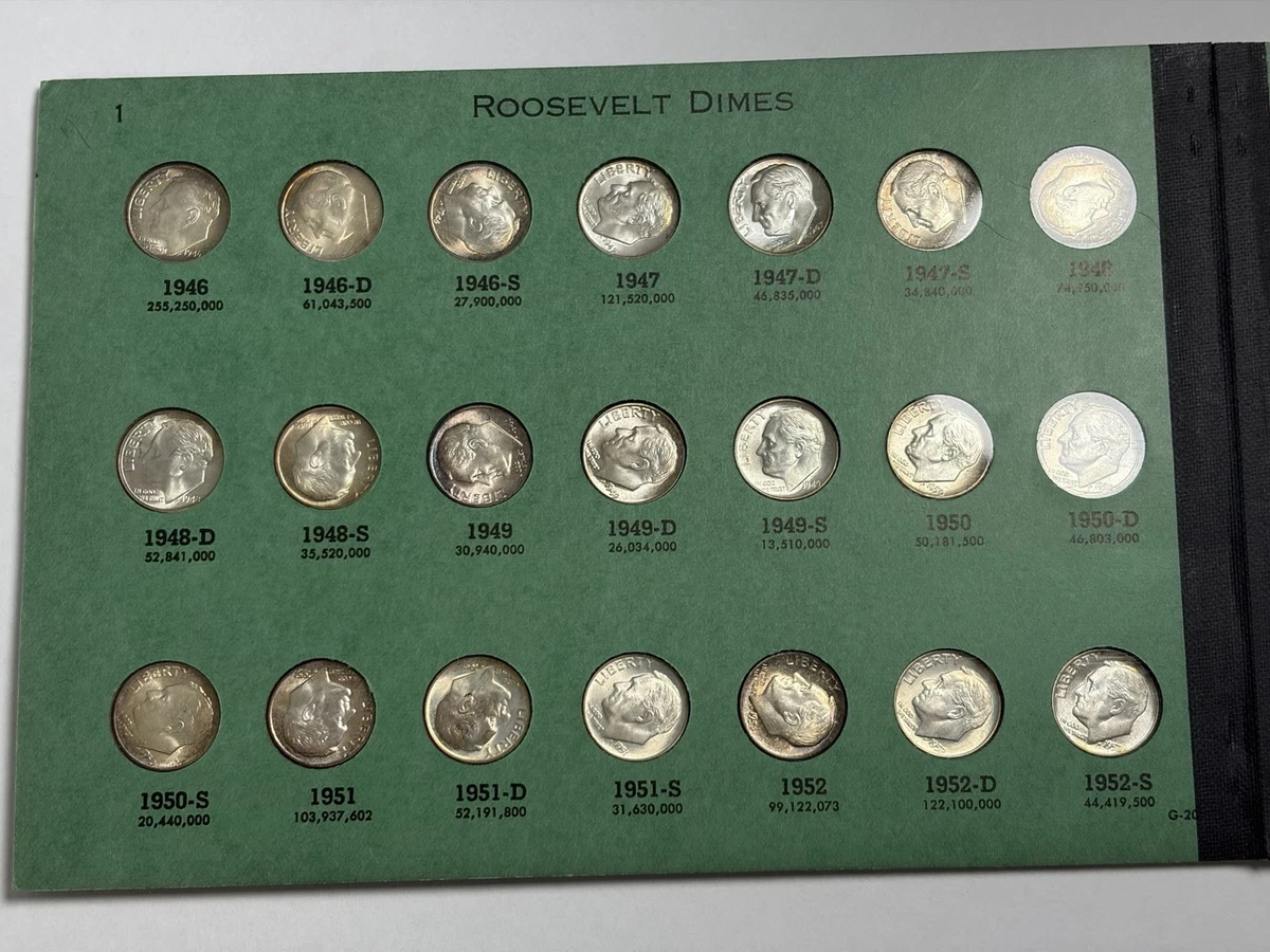 1946 Coin Set In Roosevelt Dimes (1946-Now) for sale | eBay