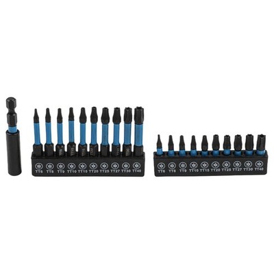 Für Impact Ready 21-teilig für Torx Bit Set Stahl mit magnetischem Bithalter