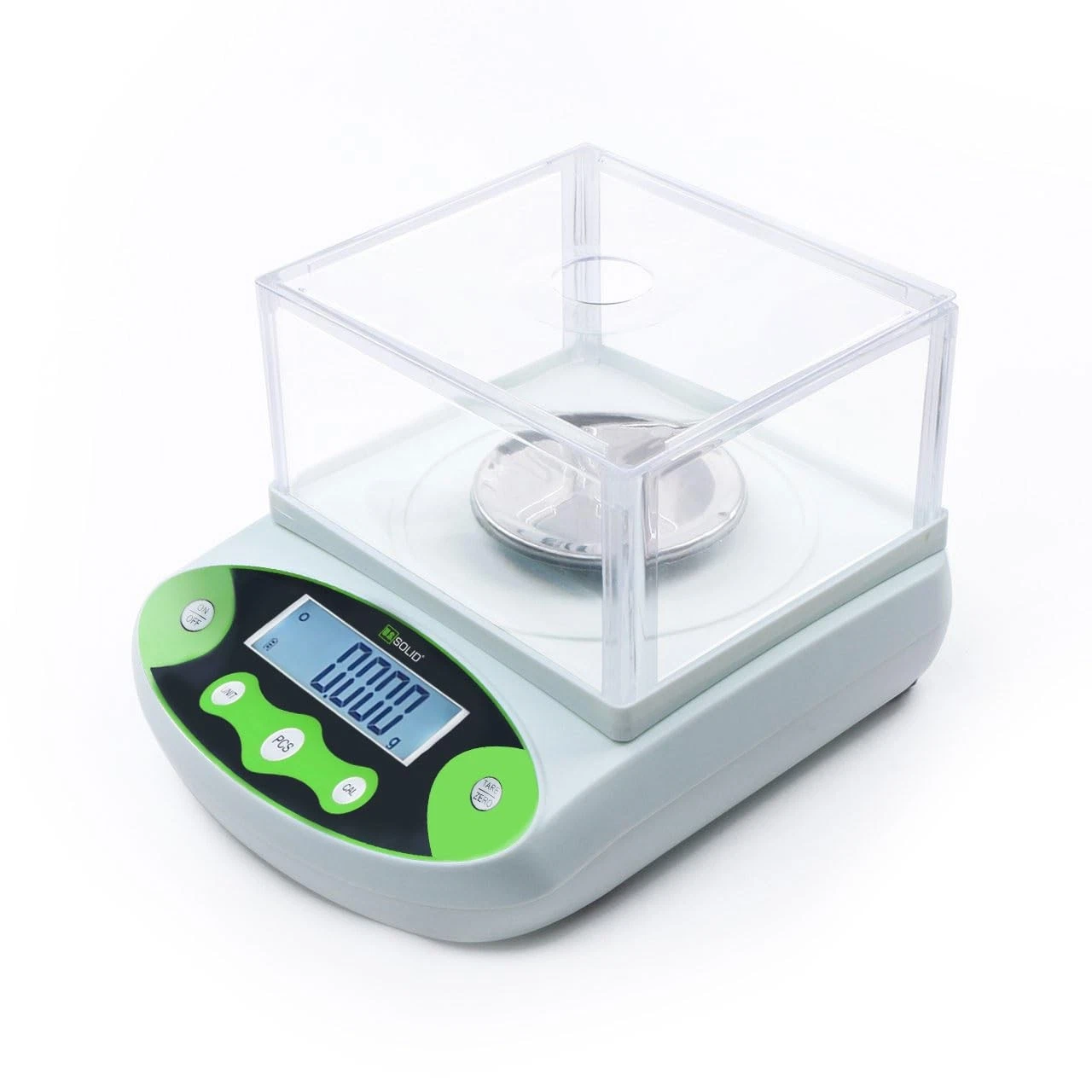 U.S. Solid 500gx0.001g Lab Analytical Balance 1mg Digital Precision White