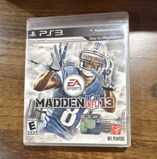 EA Sports Madden NFL 13 for Sony PlayStation 3 PS3 2012 E Bonus Content