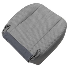 Driver or Passenger Side Bottom Replacement Cloth Seat Cover Gray Compatible