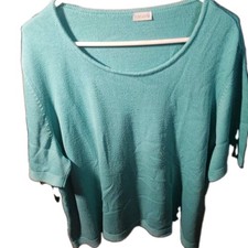 Damen Kurzarm- Pulli _Mint_mit Muster je Schu...