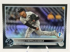 2022 Topps 1st Edition #9 Elieser Hernandez Black Foil #/25