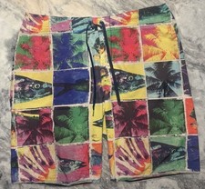 Salt Life SLX-QD Vapor Stretch Multi-Color Swim Trunks Board Shorts Mens 34