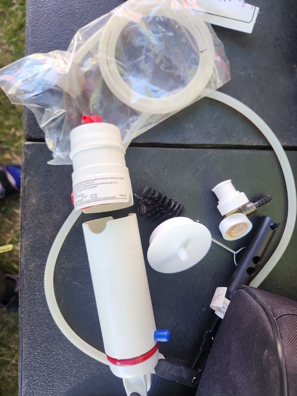 Sweetwater Guardian Microfilter Water Filter Kit Hiking, Camping In Travel Bag