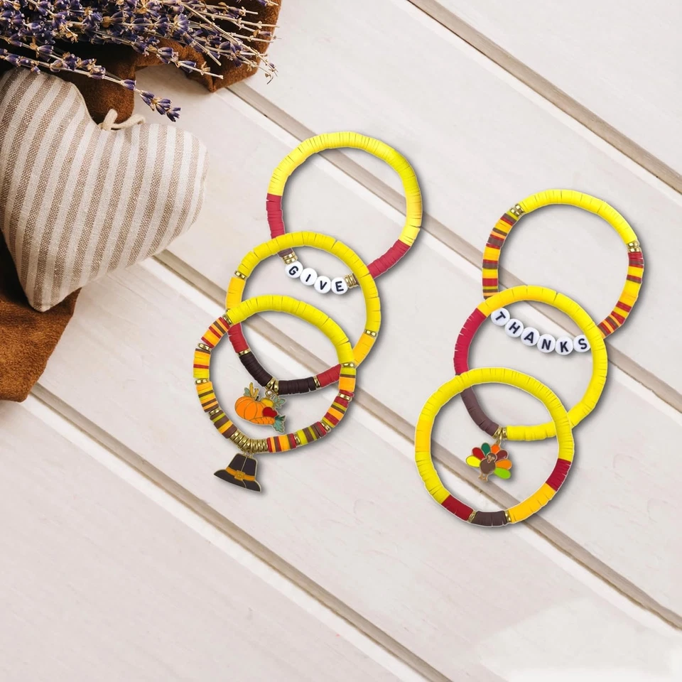 Pacote com 6 peças de Ação de Graças – Favores de festa e acessórios de fantasia para crianças femininas - Imagem 2 de 4