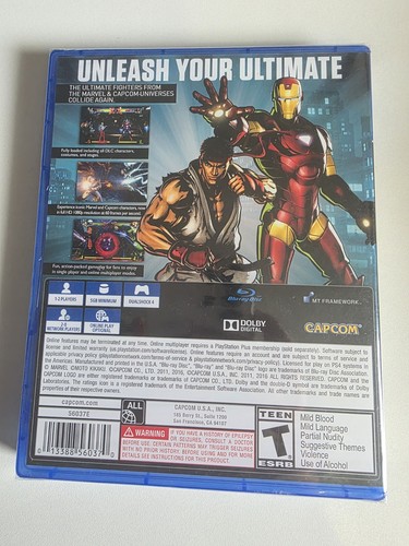 Ultimate Marvel vs. Capcom 3 PS4 (PlayStation 4) Brand New & Sealed - Picture 2 of 4