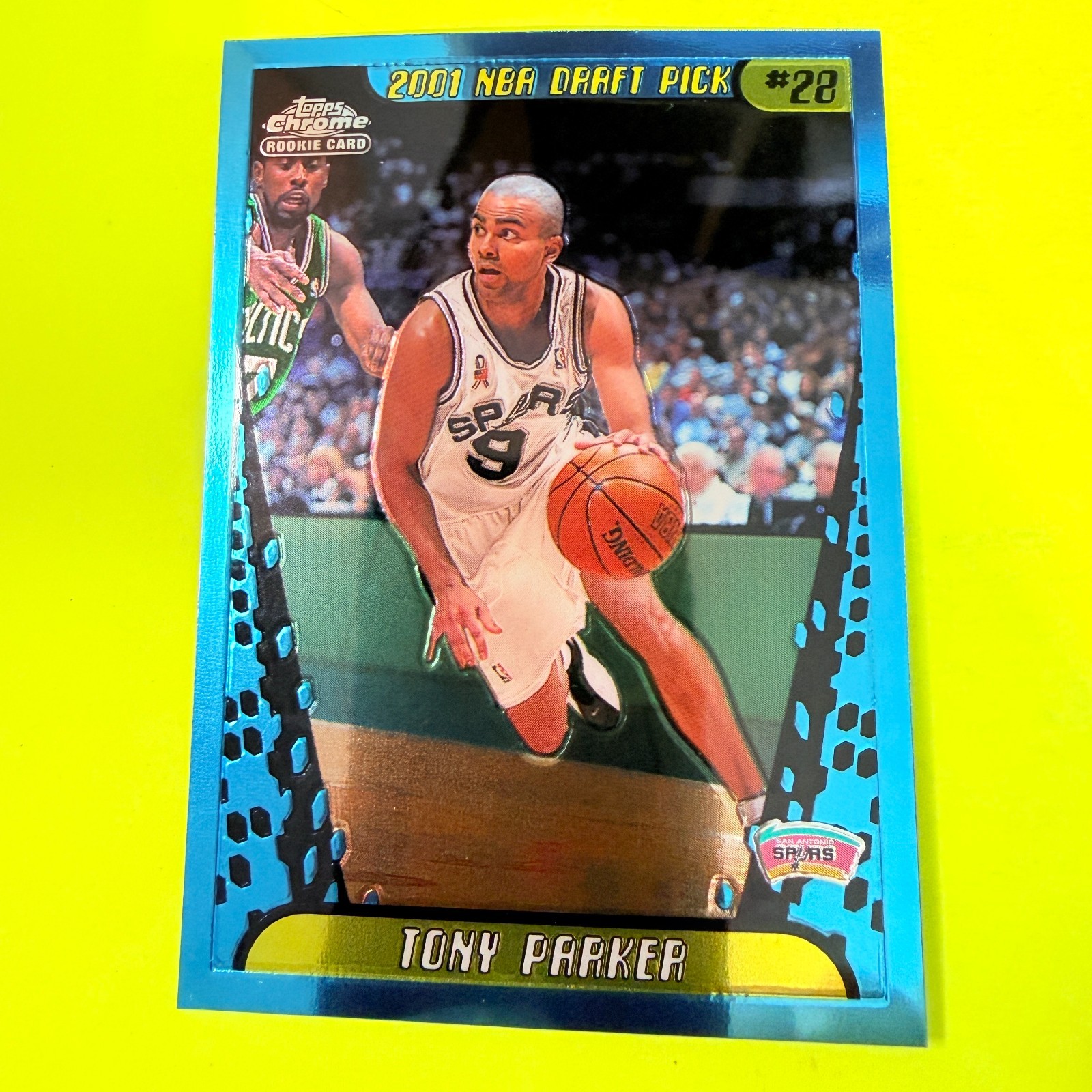 70953 2001-02 Topps Chrome #155 Tony Parker RC BK$40