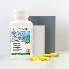 Amway Nutrilite Salmone Omega 3, 60 compresse confezione da 1