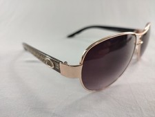 Oscar de la Renta Mod. 3020 Gold Aviator Sunglasses Brown Gradient Lenses