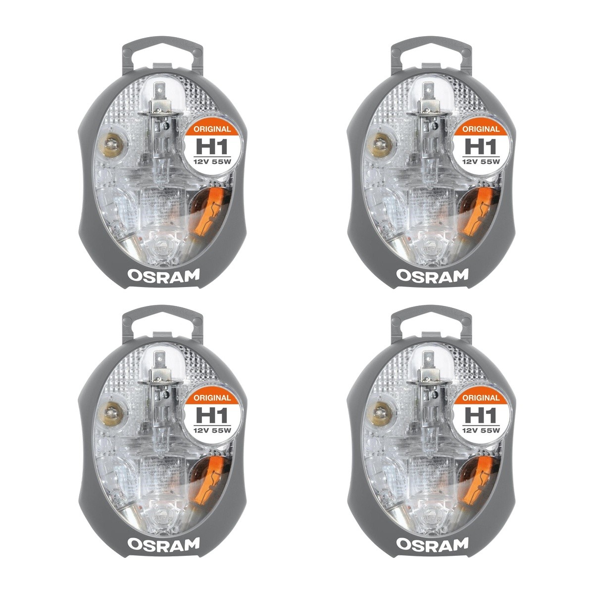 4 Ersatzlampen-Boxen Originale H1 12V OSRAM Adatto A per Diversi Veivoli - Immagine 12