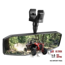 UTV Rear View Mirror,SXS UTV Mirrors HD,360 Adjustable Angle for 1.5" to 2.0