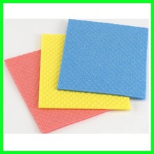 Cellulose Sponge Cloths Set of 3 All-Purpose Reusable Cleaning Wipes, 8 x 7-I...