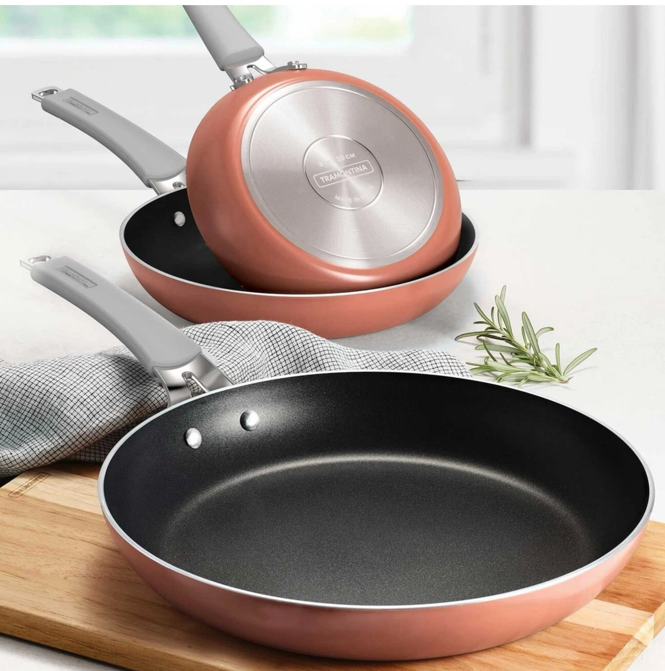 Tramontina, 3-Piece Nonstick Fry Pan Set | (Choose Color)