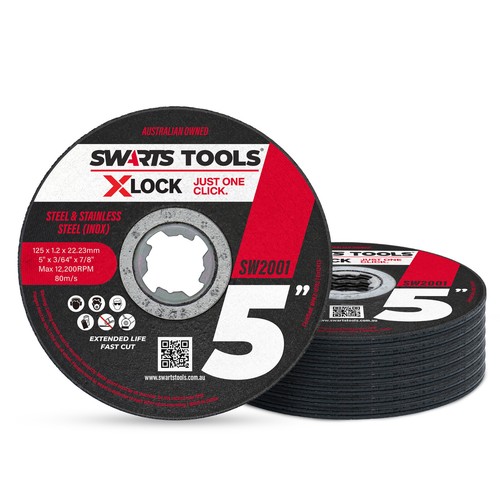 5" 125mm Swarts Tools Angle Grinder Cutting Wheel Discs for Bosch X Lock System - Picture 10 of 13