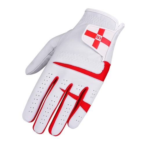 SG Men Cabretta Leather Golf gloves England Scotland Logo premium quality - Picture 11 of 14