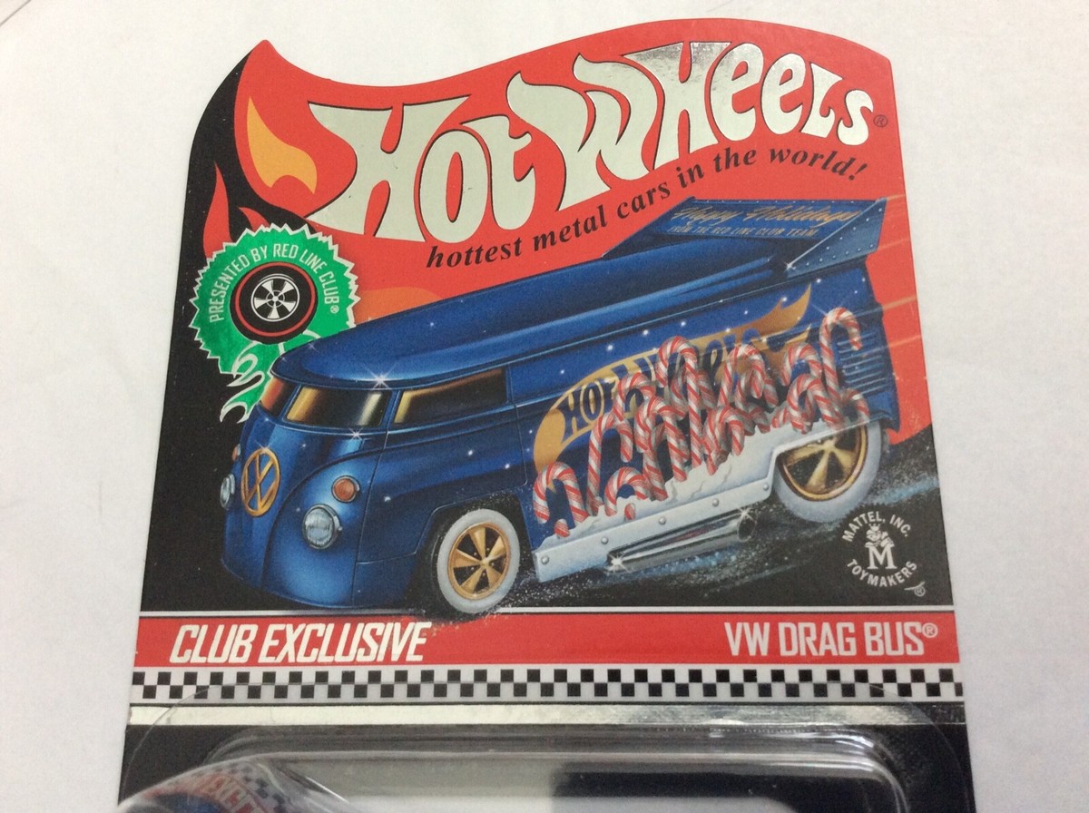2019 HOT WHEELS RLC HOLIDAY CAR CLUB EXCLUSIVE VW DRAG BUS