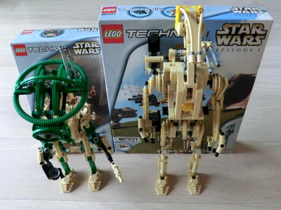 LEGO Technic Star Wars Pit Droid 8000 Battle Droid 8001 Set of 2 Used from Japan