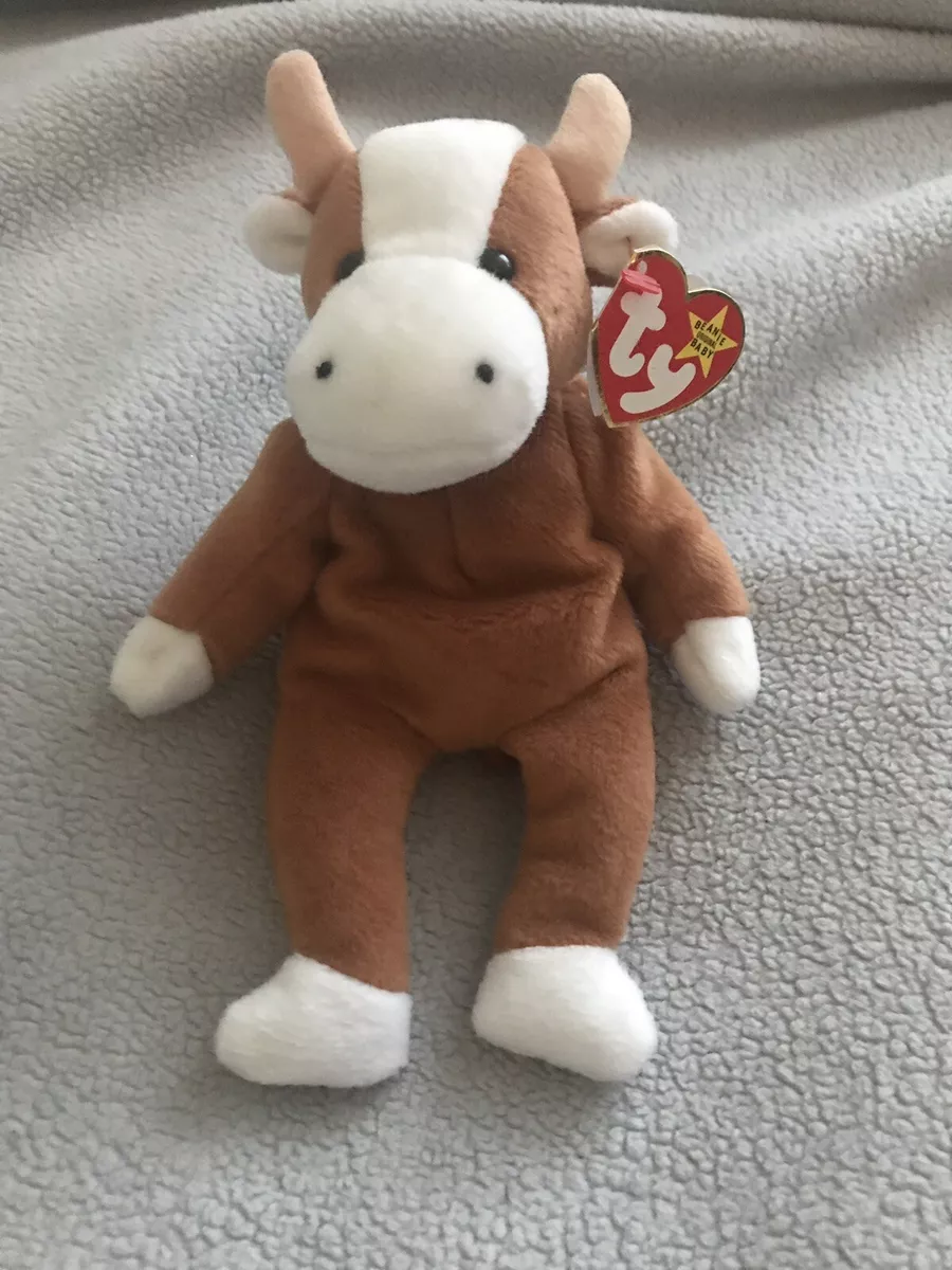 Ty Bessie The Cow Beanie Baby With Errors