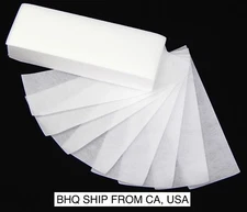 100 Pcs Depilatory Waxing Paper Strips Hair Removal Paper Salon Spa