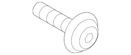 Tornillo de panel de puerta para Ford (N/P W708392-S424)